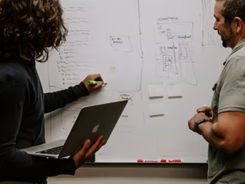 Man-and-Woman-Analyzing-Structure